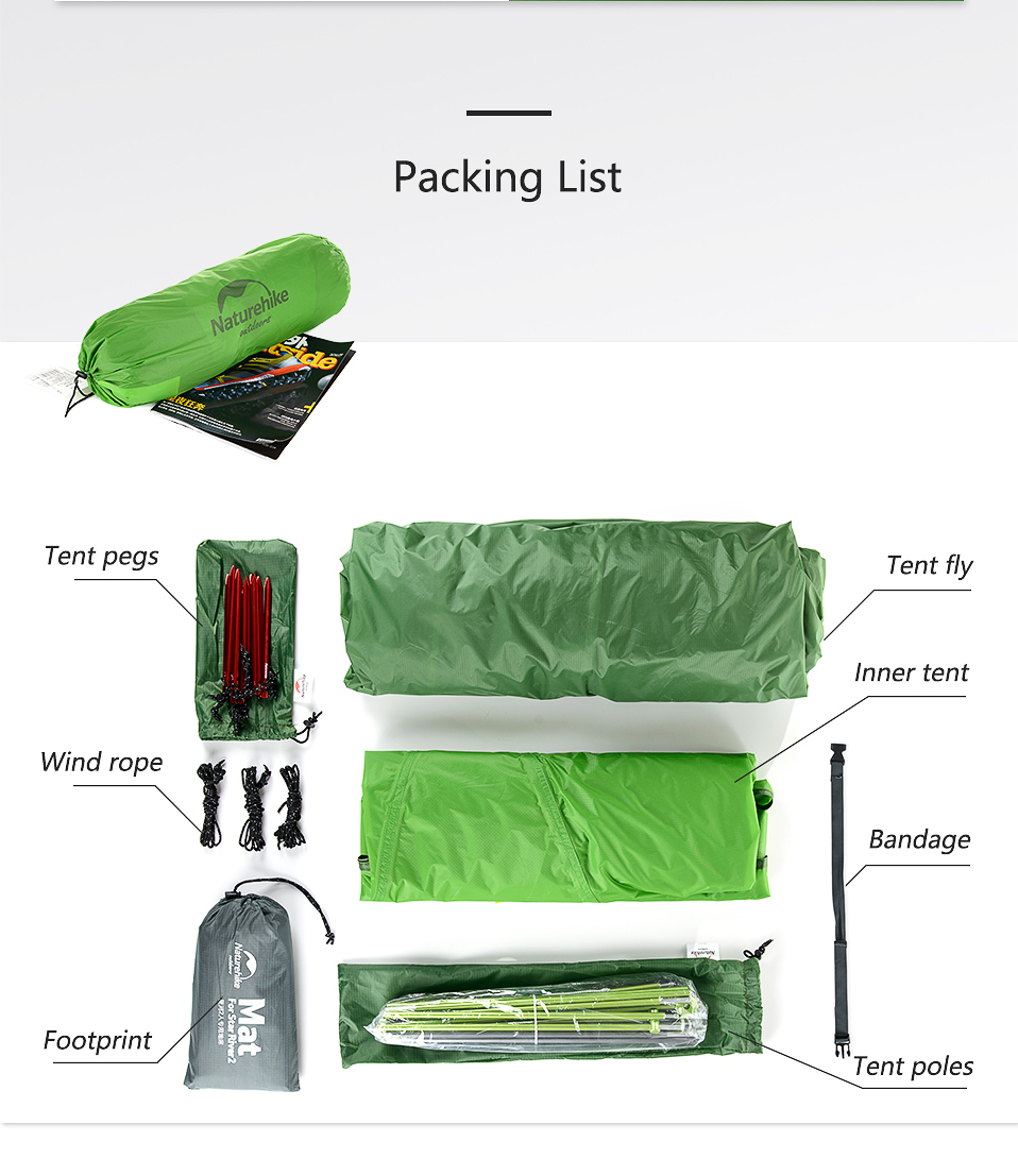 Cheap Goat Tents  Star River Camping Tent Upgraded Ultralight 2 3 Person 4 Season Tent With Free Mat Outdoor NH17T012 T Tents 